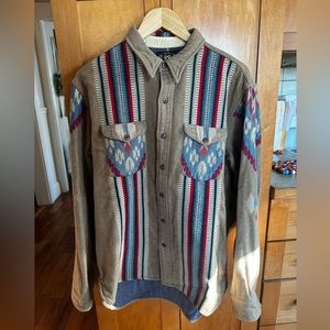 RRL Navajo Pattern Shirt L